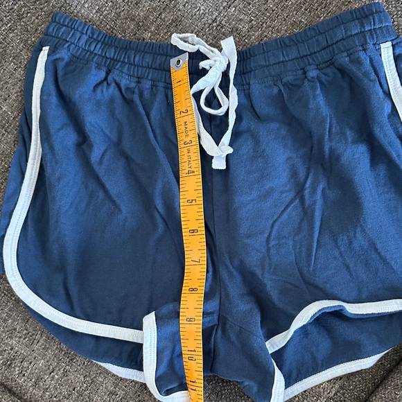 Aeropostale Slate Blue Athletic Shorts with White Accents Small - Picture 6 of 7